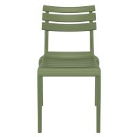 Helen Resin Outdoor Chair Olive Green ISP284-OLG - 3