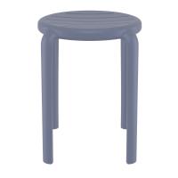 Tom Resin Dining Stool Dark Gray ISP286-DGR - 2