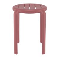 Tom Resin Dining Stool Marsala ISP286-MSL - 1