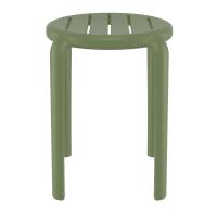 Tom Resin Dining Stool Olive Green ISP286-OLG - 1