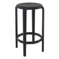 Tom Resin Counter Stool Black ISP287-BLA