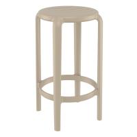 Tom Resin Counter Stool Taupe ISP287-DVR