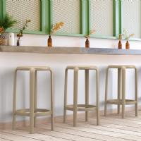 Tom Resin Counter Stool Taupe ISP287-DVR - 4