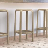 Tom Resin Counter Stool Taupe ISP287-DVR - 5