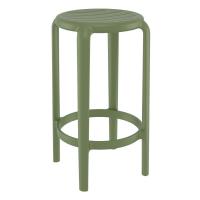 Tom Resin Counter Stool Olive Green ISP287-OLG