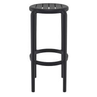 Tom Resin Bar Stool Black ISP288-BLA - 1