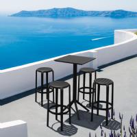 Tom Resin Bar Stool Black ISP288-BLA - 3