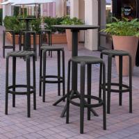 Tom Resin Bar Stool Black ISP288-BLA - 5