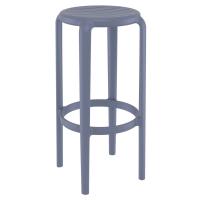 Tom Resin Bar Stool Dark Gray ISP288-DGR