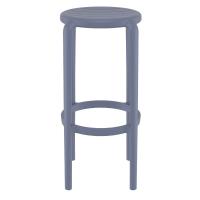 Tom Resin Bar Stool Dark Gray ISP288-DGR - 2