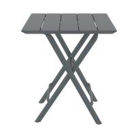 Helen Square Folding Bistro Table 24 inch Dark Gray ISP292-DGR - 1