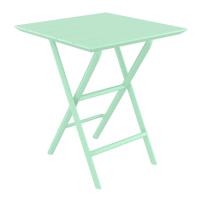 Helen Square Folding Bistro Table 24 inch Opaline ISP292-OPL