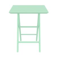 Helen Square Folding Bistro Table 24 inch Opaline ISP292-OPL - 2