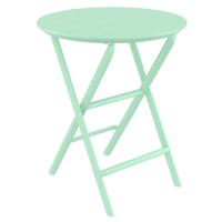 Helen Round Folding Bistro Table 24 inch Opaline ISP294-OPL