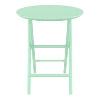 Helen Round Folding Bistro Table 24 inch Opaline ISP294-OPL - 2