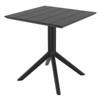 Paris Square Table 27 inch Black ISP296-BLA