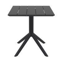 Paris Square Table 27 inch Black ISP296-BLA - 1