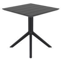 Paris Square Table 27 inch Black ISP296-BLA - 2
