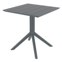 Paris Square Table 27 inch Dark Gray ISP296-DGR