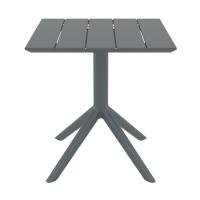 Paris Square Table 27 inch Dark Gray ISP296-DGR - 1