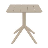 Paris Square Table 27 inch Taupe ISP296-DVR - 1