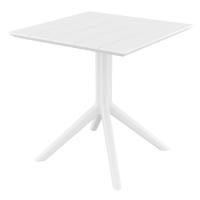 Paris Square Table 27 inch White ISP296-WHI