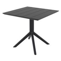 Paris Square Table 31 inch Black ISP298-BLA