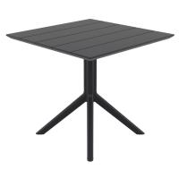 Paris Square Table 31 inch Black ISP298-BLA - 2