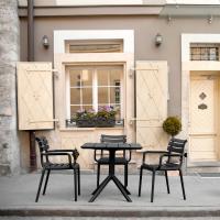 Paris Square Table 31 inch Black ISP298-BLA - 6