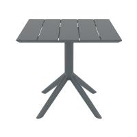 Paris Square Table 31 inch Dark Gray ISP298-DGR - 1