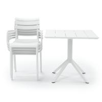 Paris Square Table 31 inch White ISP298-WHI - 7