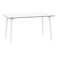 Maya Rectangle Dining Table 55 inch White ISP690-WHI