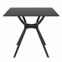 Air Square Dining Table 31 inch Black ISP700-BLA - 1