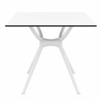 Air Square Dining Table 31 inch White ISP700-WHI - 1