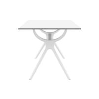 Air Rectangle Dining Table 55 inch White ISP705-WHI - 2