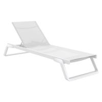 Tropic Sling Chaise Lounge White ISP708-WHI-WHI - Chaise Lounges