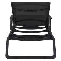 Tropic Arm Sling Chaise Lounge Black ISP708A-BLA-BLA - 4