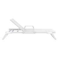 Tropic Arm Sling Chaise Lounge White ISP708A-WHI-WHI - 2