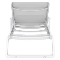 Tropic Arm Sling Chaise Lounge White ISP708A-WHI-WHI - 4
