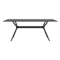 Air Rectangle Dining Table 71 inch Black ISP715-BLA - 1