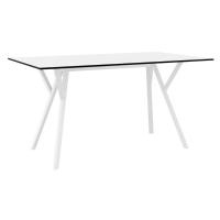 Max Rectangle Table 55 inch White ISP746-WHI - Dining Tables