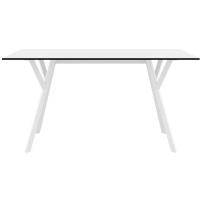Max Rectangle Table 55 inch White ISP746-WHI - 1