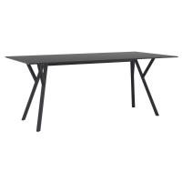 Max Rectangle Table 71 inch Black ISP748-BLA