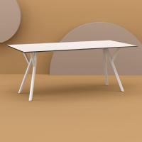 Max Rectangle Table 71 inch White ISP748-WHI - 3