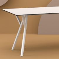 Max Rectangle Table 71 inch White ISP748-WHI - 4