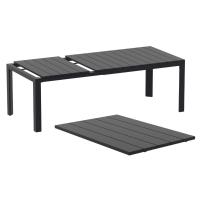 Atlantic Dining Table 55-83 inch Extendable Black ISP762-BLA - 5