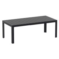 Atlantic Dining Table 55-83 inch Extendable Black ISP762-BLA - 6