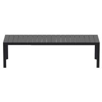 Atlantic XL Dining Table 83-110 inch Extendable Black ISP764-BLA - 9