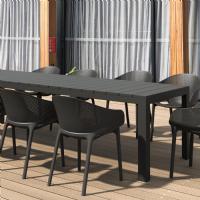 Atlantic XL Dining Table 83-110 inch Extendable Black ISP764-BLA - 12