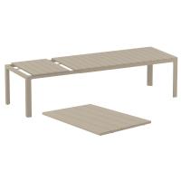 Atlantic XL Dining Table 83-110 inch Extendable Taupe ISP764-DVR - 8